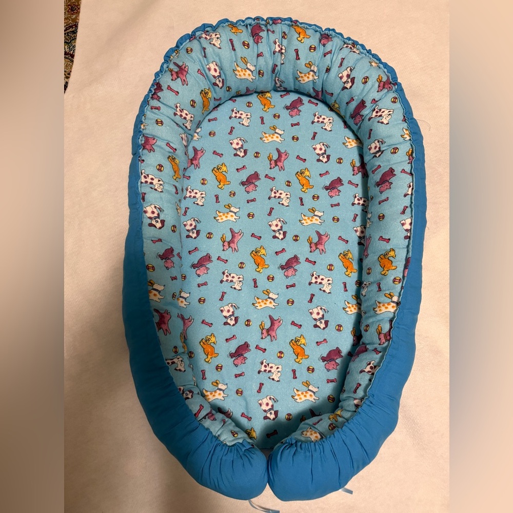 Colorful Pet Bed with Animal Print